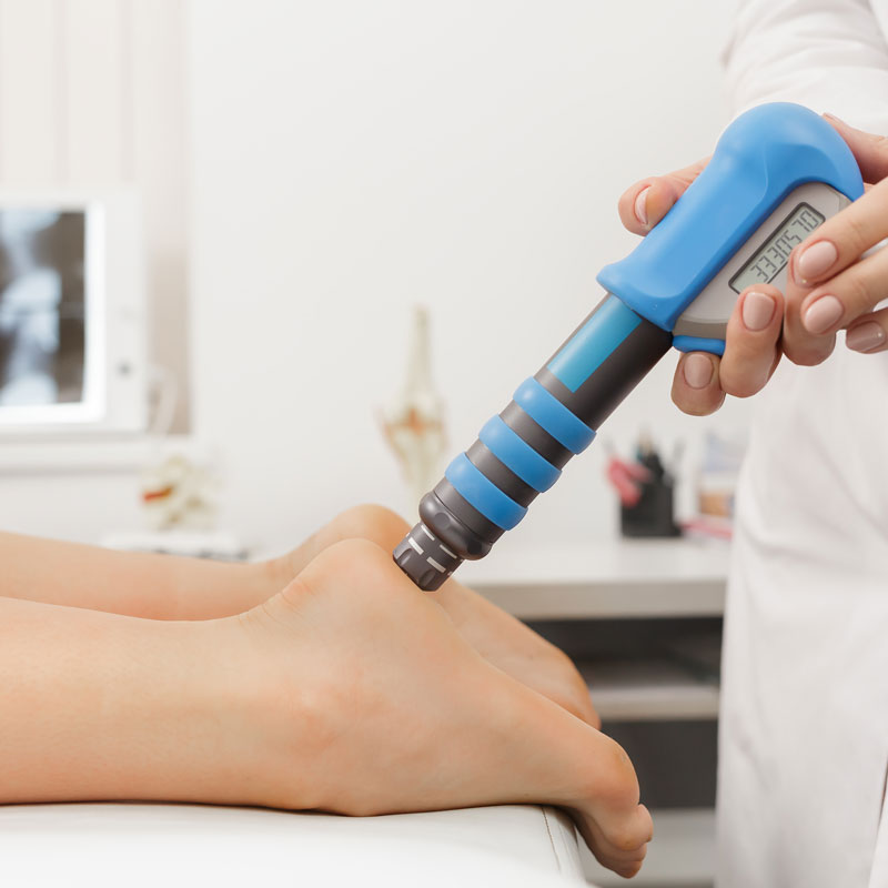 Shockwave therapy for nerve pain